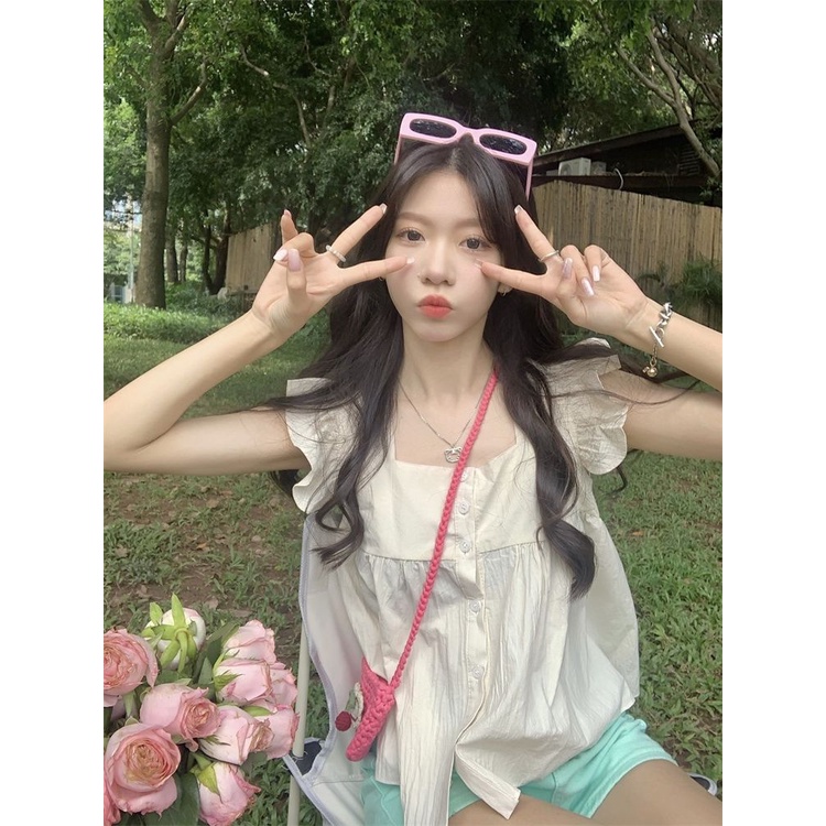 Áo Sơ Mi Không Tay Phong CáCh HàN QuốC JL-TX-383