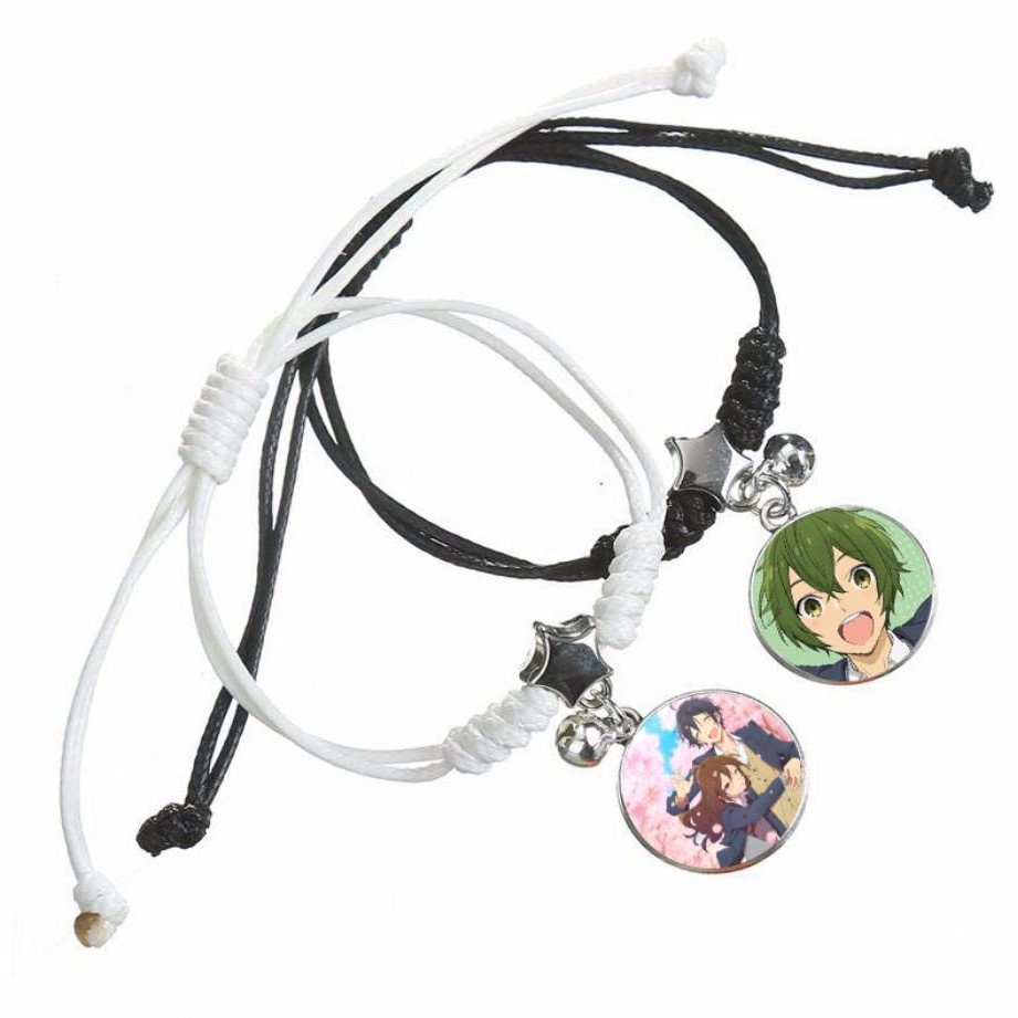 Vòng tay đôi IN HÌNH HORIMIYA anime chibi xinh xắn quà tặng độc đáo