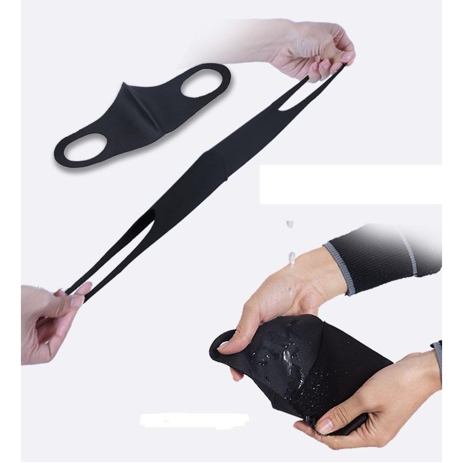 Khẩu trang vải nỉ chống nước, giặt được