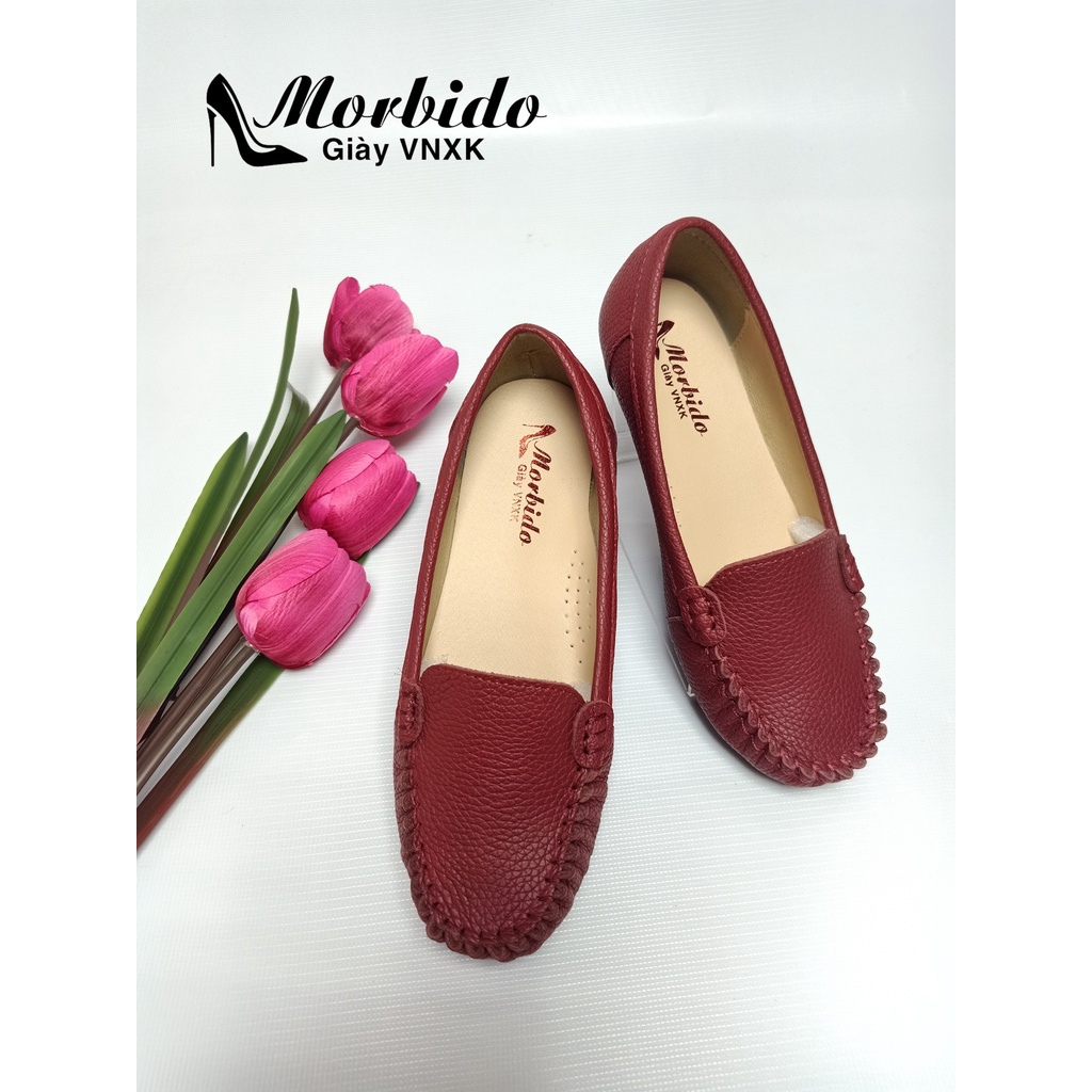 Giày Mọi Nữ Đế Bằng Morbido M503 👠G̳I̳Á̳ ̳X̳Ư̳Ở̳N̳G̳👠 Da Bò Thật 👠 SIÊU BỀN VÀ ÊM CHÂN👠