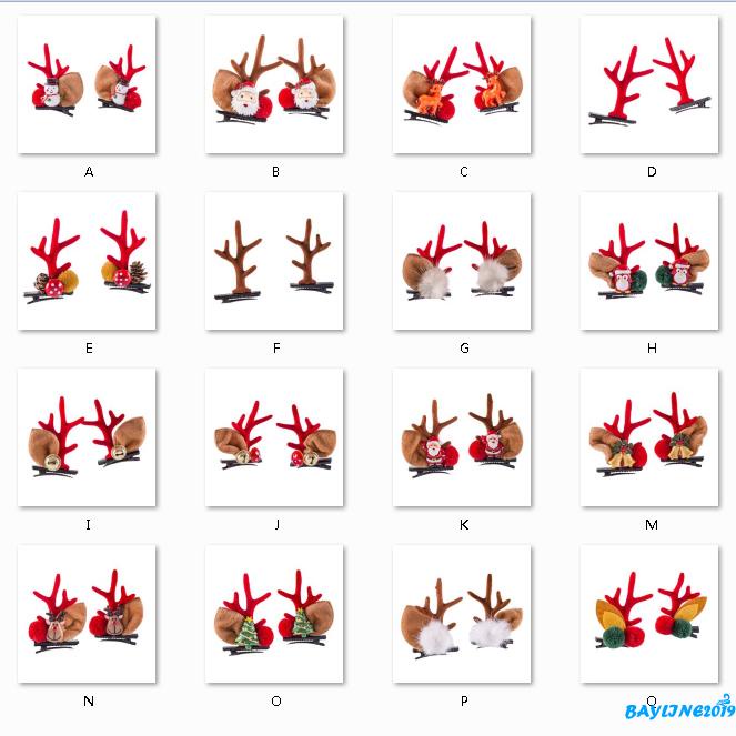 Kẹp tóc hình sừng hươu dễ thương cho nữ