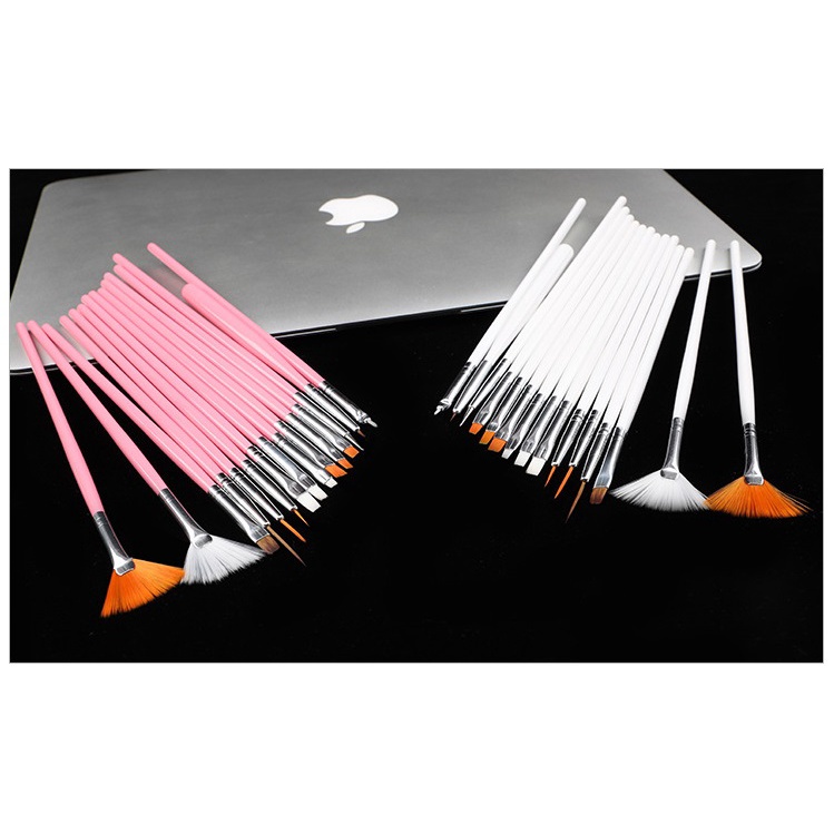 Bộ Cọ Vẽ Móng Tay 15 Cây Cơ Bản - Dụng Cụ Học Làm Nail