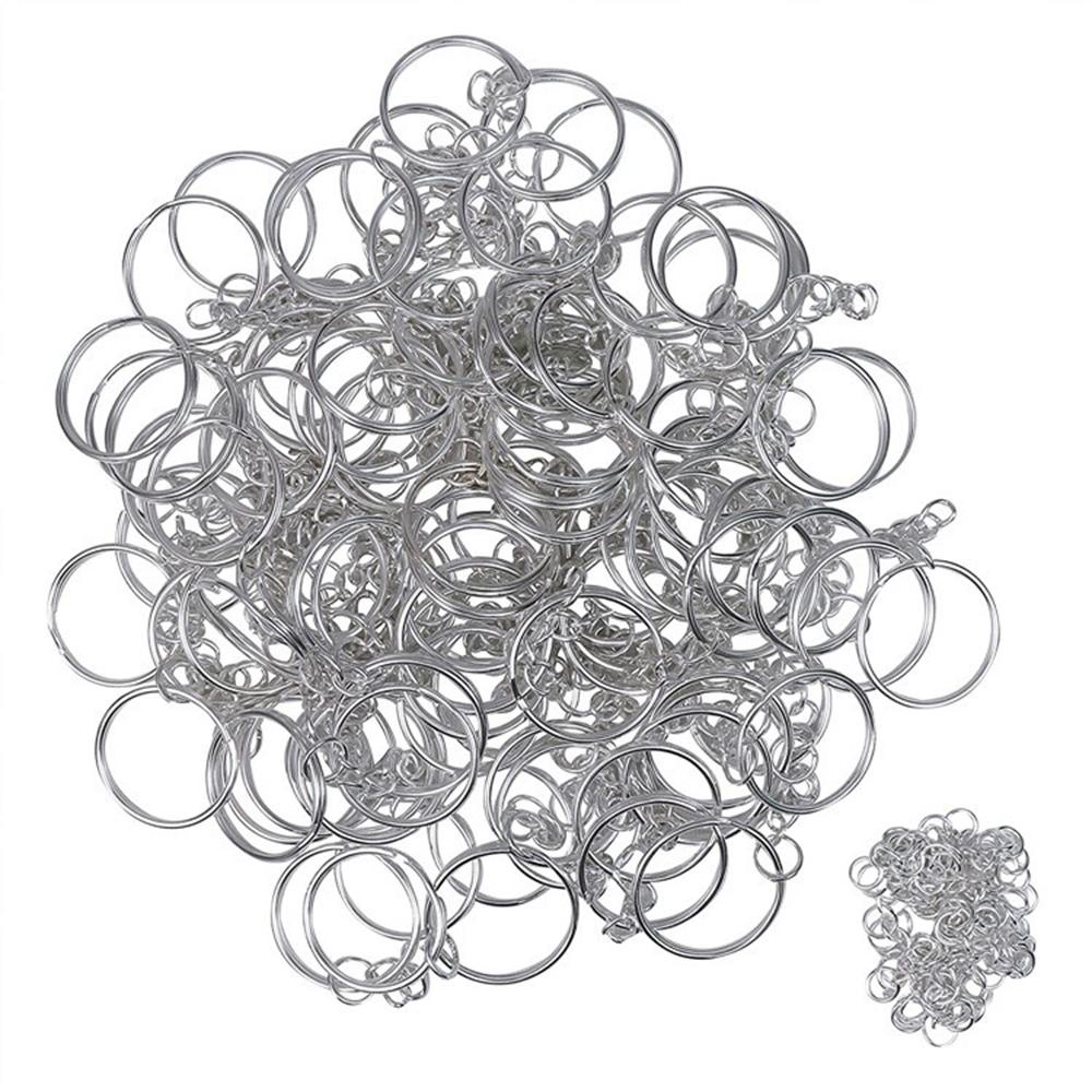 Set 10/20/30/50/100 Vòng Khóa Thay Thế Chất Lượng Cao|Nhẫn Chia 25mm DIY Dia