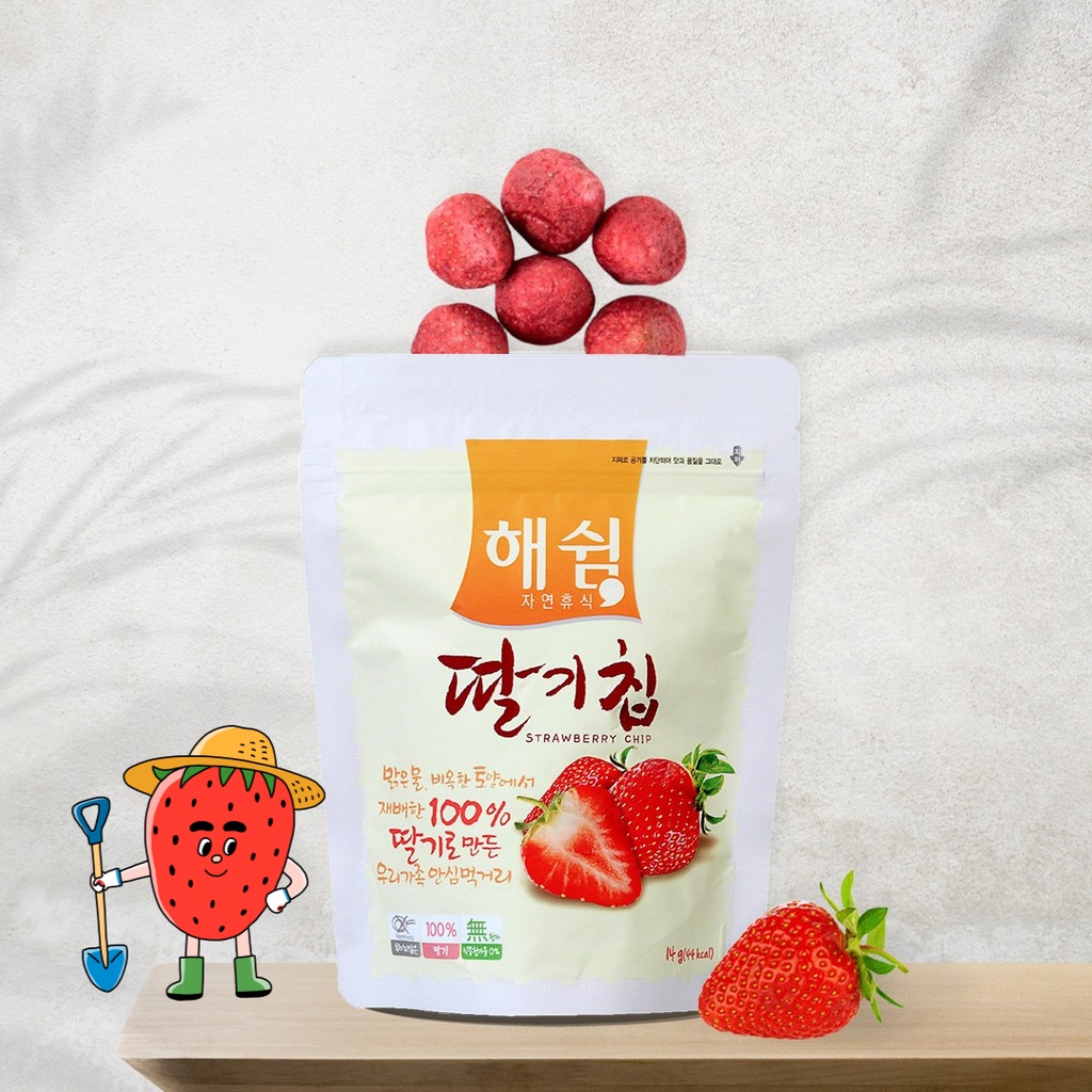 Dâu tây sấy lạnh / Táo sấy lạnh / Haeswim / MADE IN KOREA
