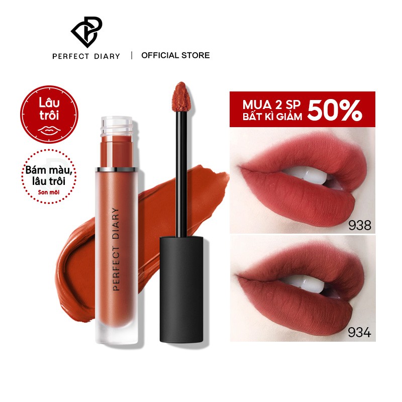 Son Kem Perfect Diary Dreammatte Màu Lì Tông Màu Cổ Điển Lâu Trôi 2.5g