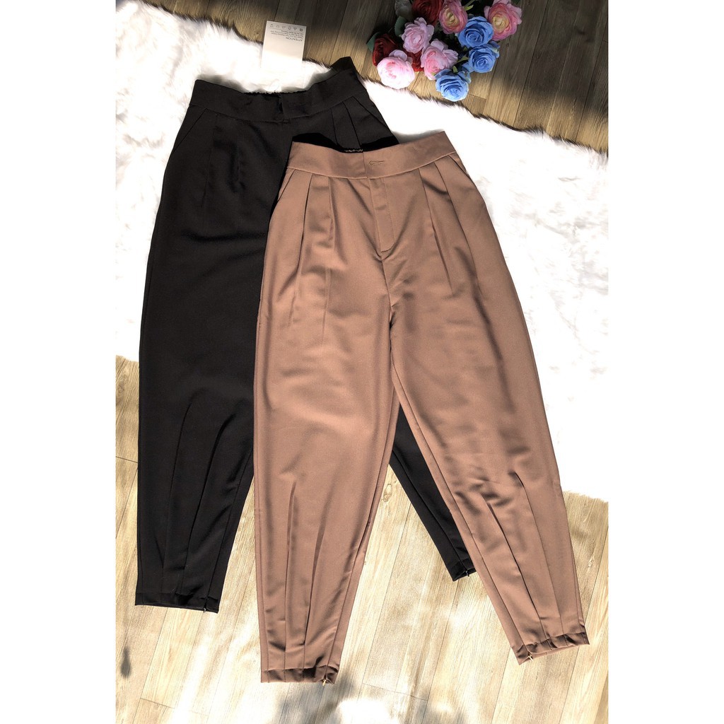 [Video thật] Quần baggy thụng gấu khóa vải Tây cao cấp | BigBuy360 - bigbuy360.vn