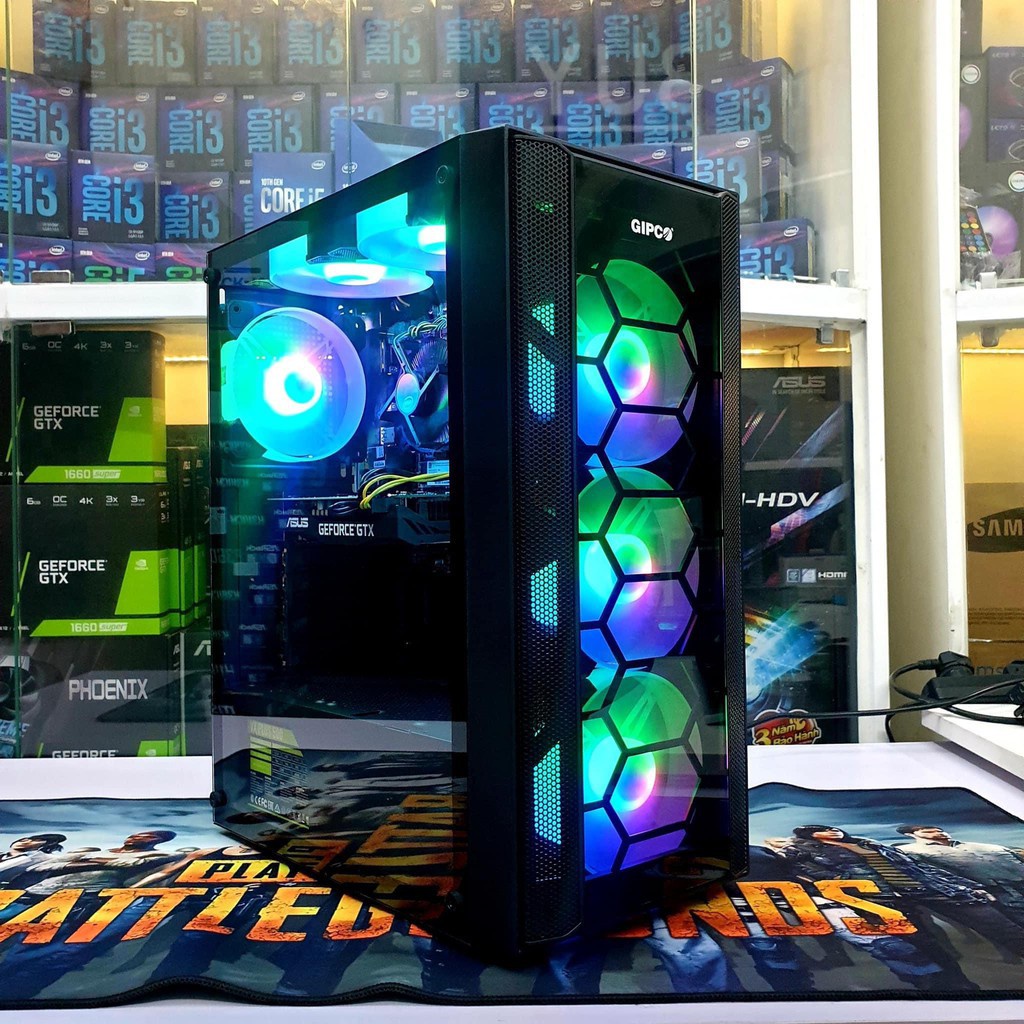 [HÀNG XỊN] TẶNG KÈM 4 FAN LED 5 MÀU+ ỐC VÍT, ➡️ VỎ CÂY MÁY TÍNH GIPCO 5986LF/ 5986LH | BigBuy360 - bigbuy360.vn