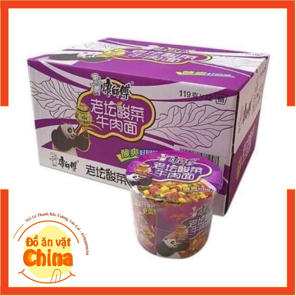mỳ cay dưa bò trung quốc