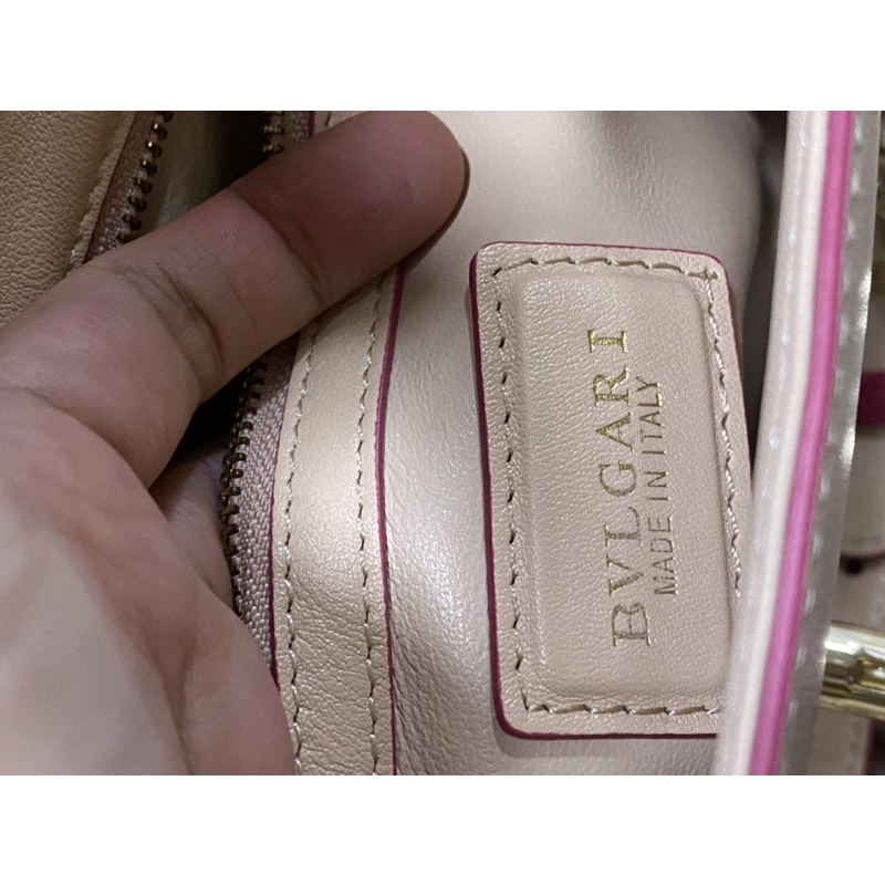 Túi xách Hồng phối size 19