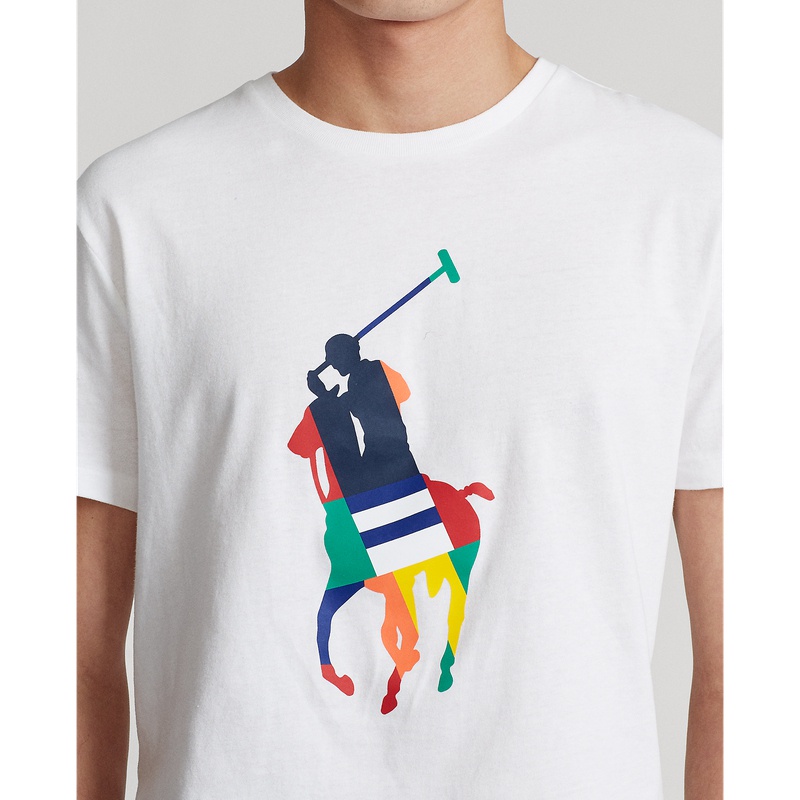 RALPH LAUREN Áo thun in hình chú ngựa thời trang dành cho nam