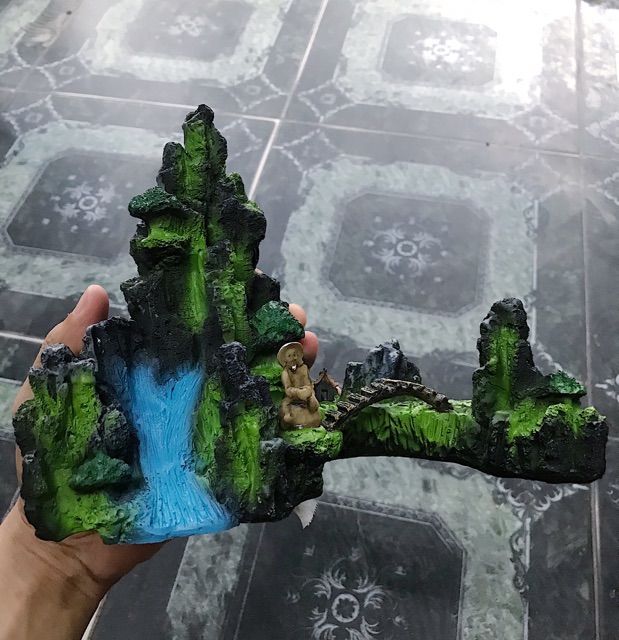 NÚI TRANG TRÍ HỒ CÁ NON BỘ 22x13x17cm