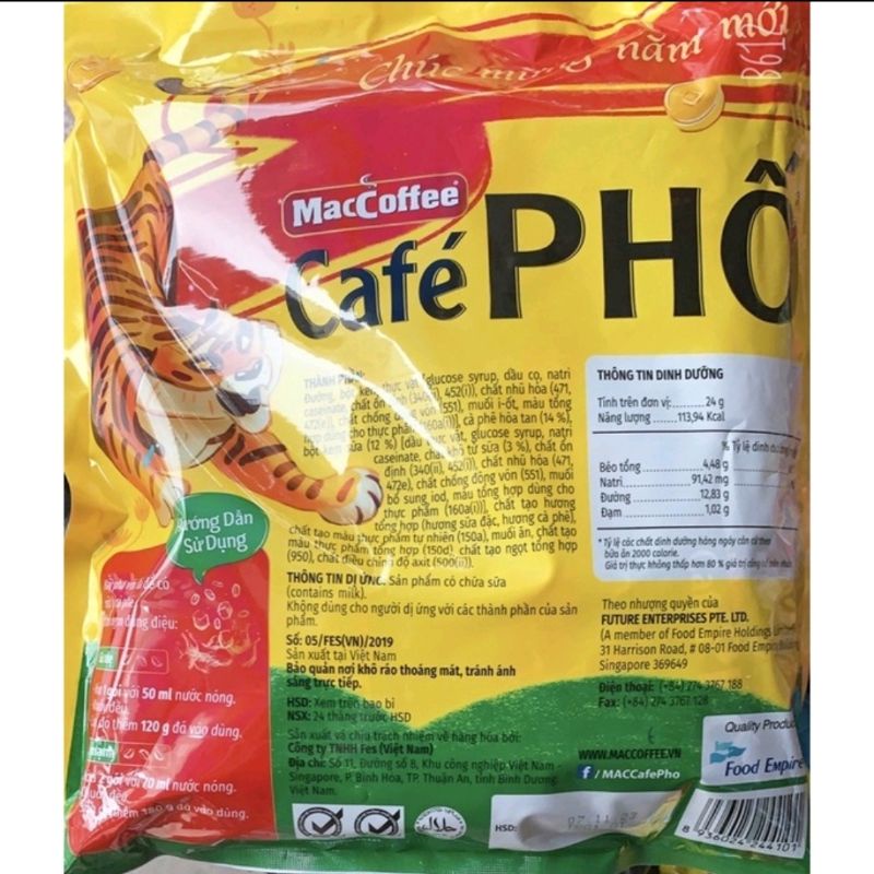 Cafe Phố gói (30 gói x 24g)