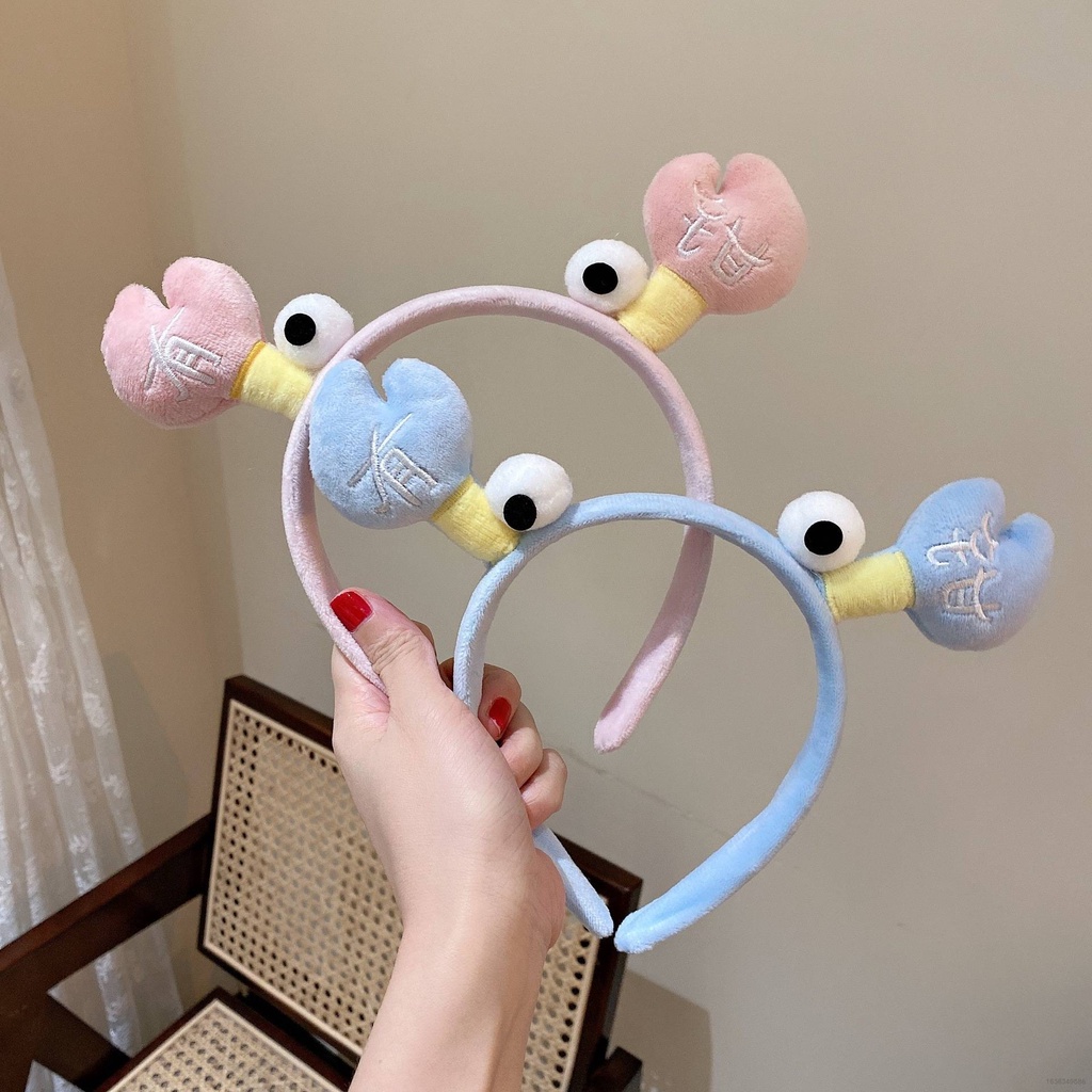 Băng đô cài tóc thiết kế càng tôm hùm đáng yêu xinh xắn dành cho nữ