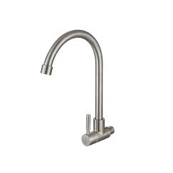 vòi rửa chén âm tường inox 304 không gỉ sét, bảo hành 01 năm