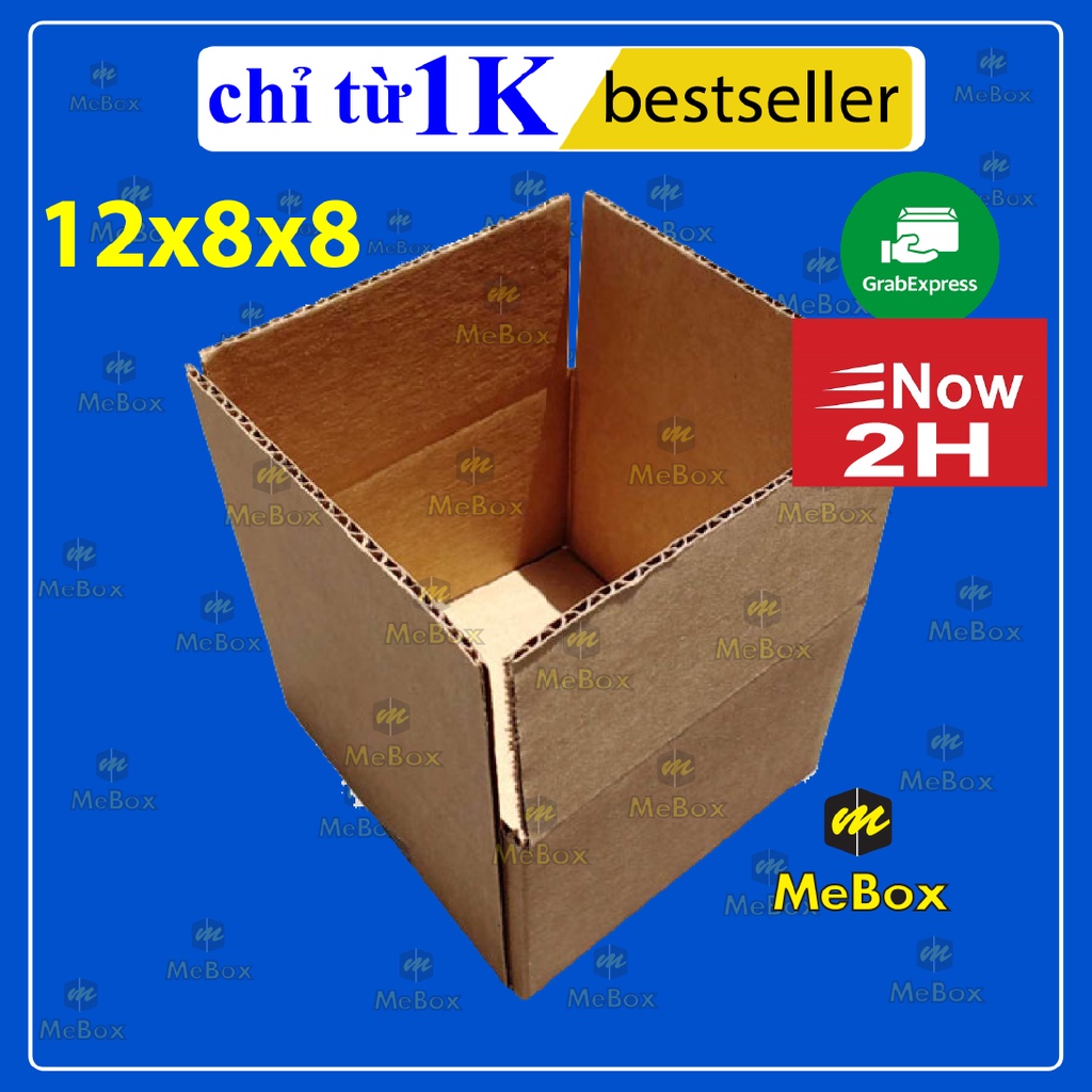 Hộp carton 12x8x8