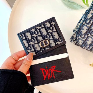 Ví Da Dior Siêu Mỏng Đựng Thẻ Thời Trang Cho Nam Nữ Chủ thẻ. Chủ Danh Thiếp.