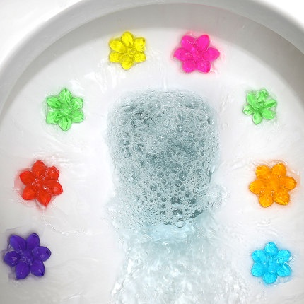 Gel Làm Sạch Không Khí Hương Thơm Hoa Mạnh Cho Nhà Vệ Sinh Phòng Tắm