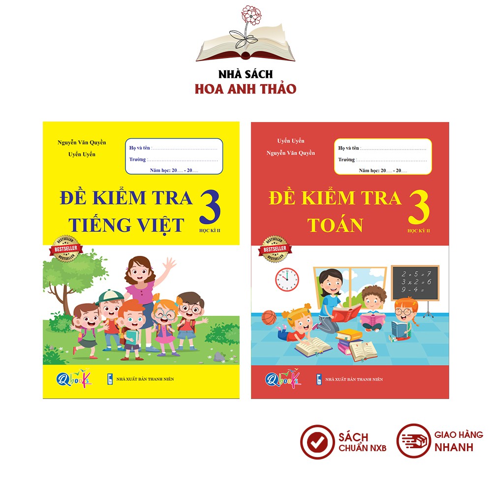 Sách - Đề kiểm tra Toán và Tiếng Việt lớp 3 học kỳ 2 Bộ 2 quyển - Đề KT Tiếng Việt