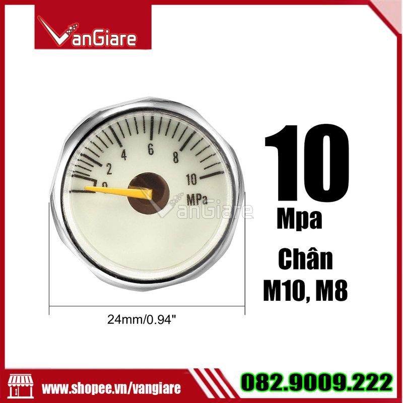Đồng hồ đo áp suất 10Mpa