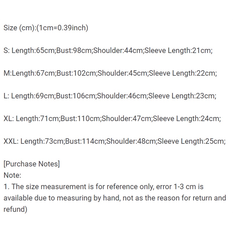 Áo Thun Cotton Tay Ngắn Plus Size Unisex