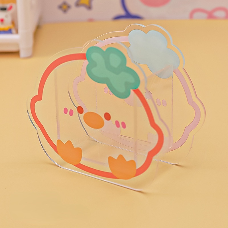 Hộp Đựng Bút Bằng Nhựa Acrylic Trong Suốt Không In Để Bàn Trang Trí