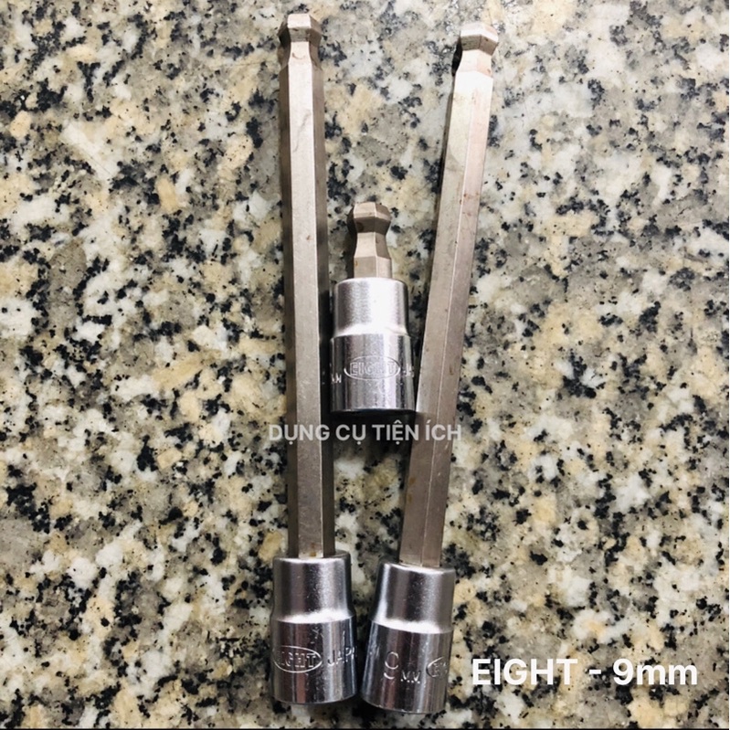 Đầu típ - tuýp EIGHT Nhật 9mm