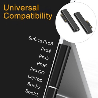 {Fcc} Bộ chuyển đổi sạc nhanh Type C Female PD cho đầu nối Surface Pro 3 4 5 6 Go