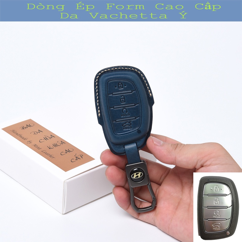 Ốp Chìa Khóa Hyundai Creta 💎Da Thật 100%💎 Bọc Chìa Khóa Hyundai Stargazer Bao Da Chìa Khóa Creta 2022
