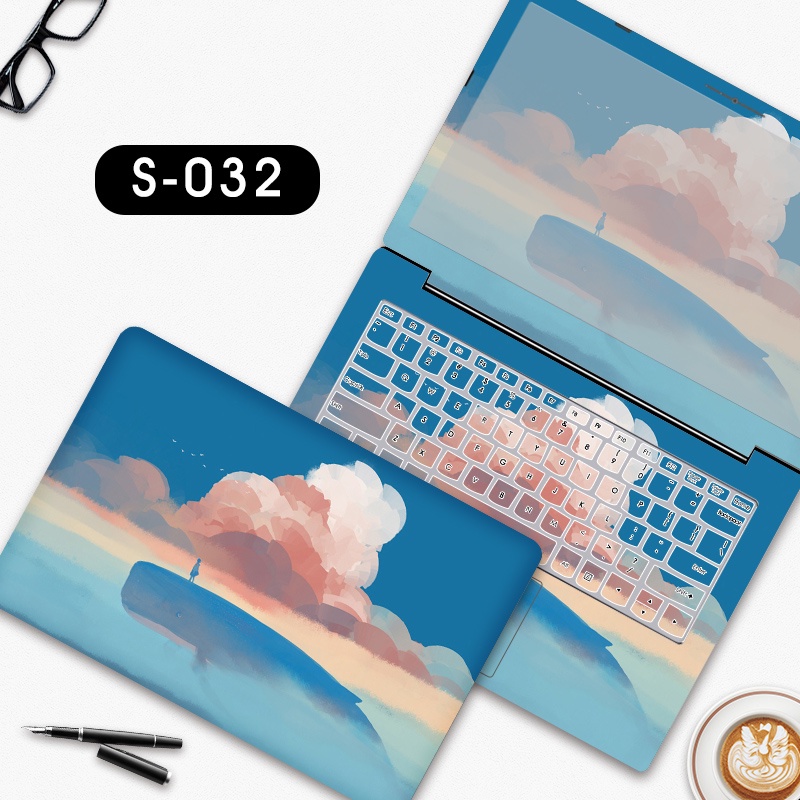 Scenery Sticker Laptop for Lenovo Ideapad Laptop Skin Dust-proof Laptop Protective Film for Ideapad 310S 510S