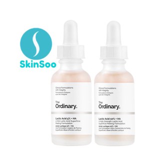 (AUTH) The Ordinary Lactic Acid 5% / 10% + HA - Tẩy Da Chết