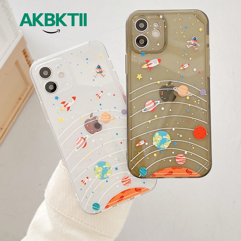 Shiny Planet Soft TPU Phone Case For iPhone 12 11 Pro Max Xs Max X Xr 7 8 Plus | BigBuy360 - bigbuy360.vn