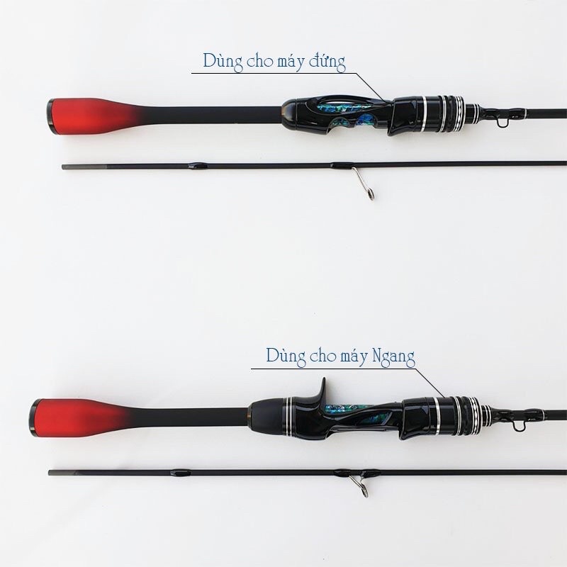 Cần câu lure cao cấp ul ultraligh ngọn đặc siêu dẻo cán carbon