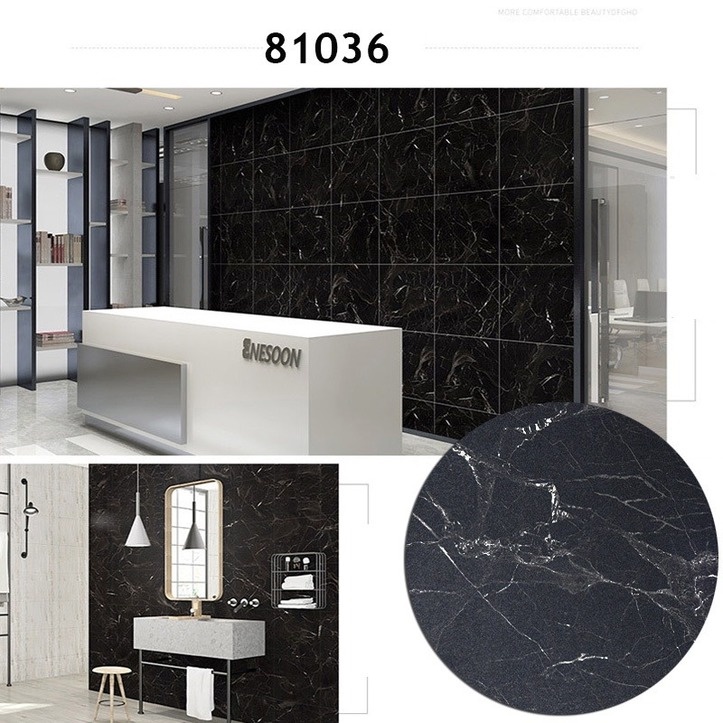 Giấy Dán Sàn PVC Dày Họa Tiết Đá Hoa Cương Trang Trí Nội Thất Phòng Ngủ