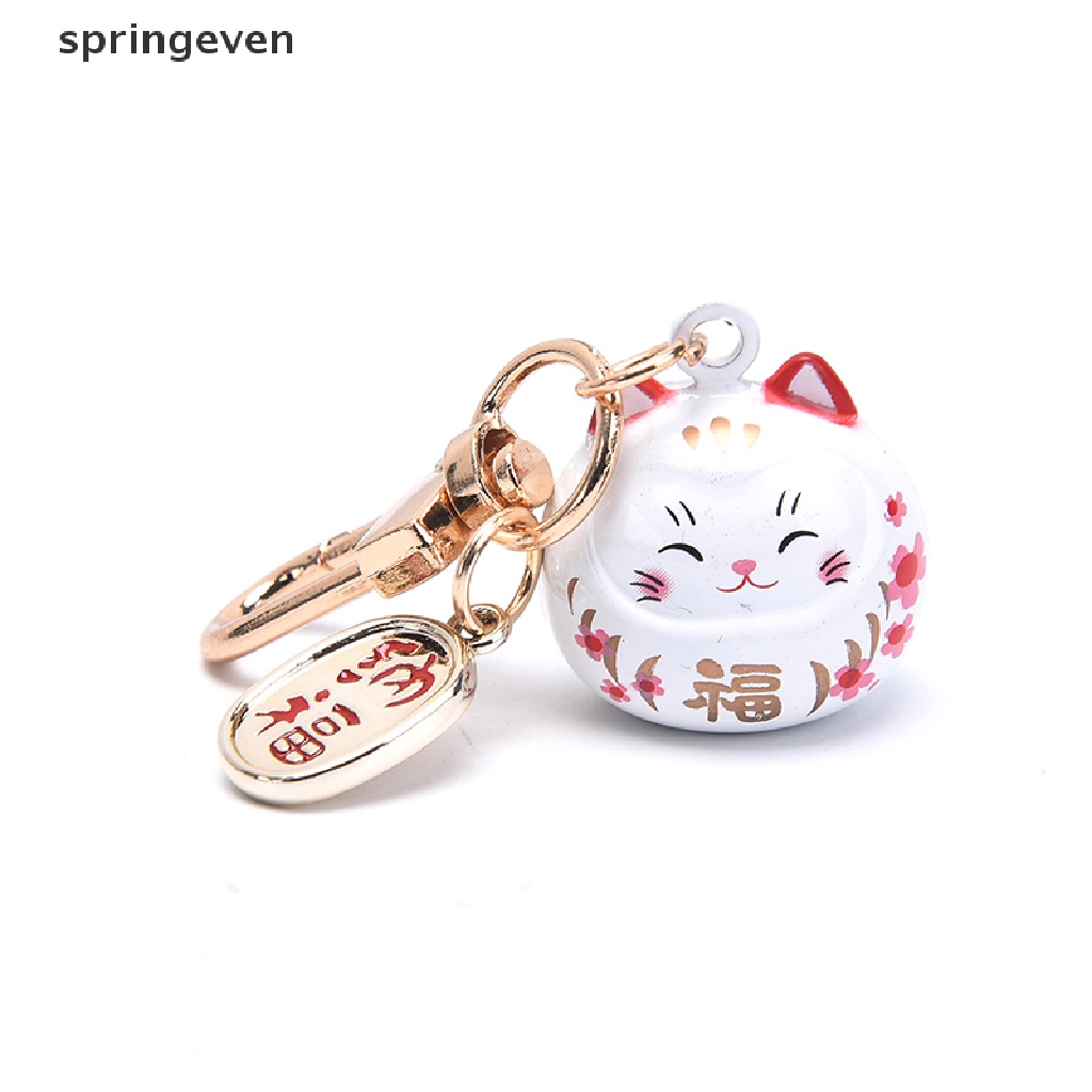 Móc Khóa Hình Mèo May Mắn Nhật Bản Dễ Thương