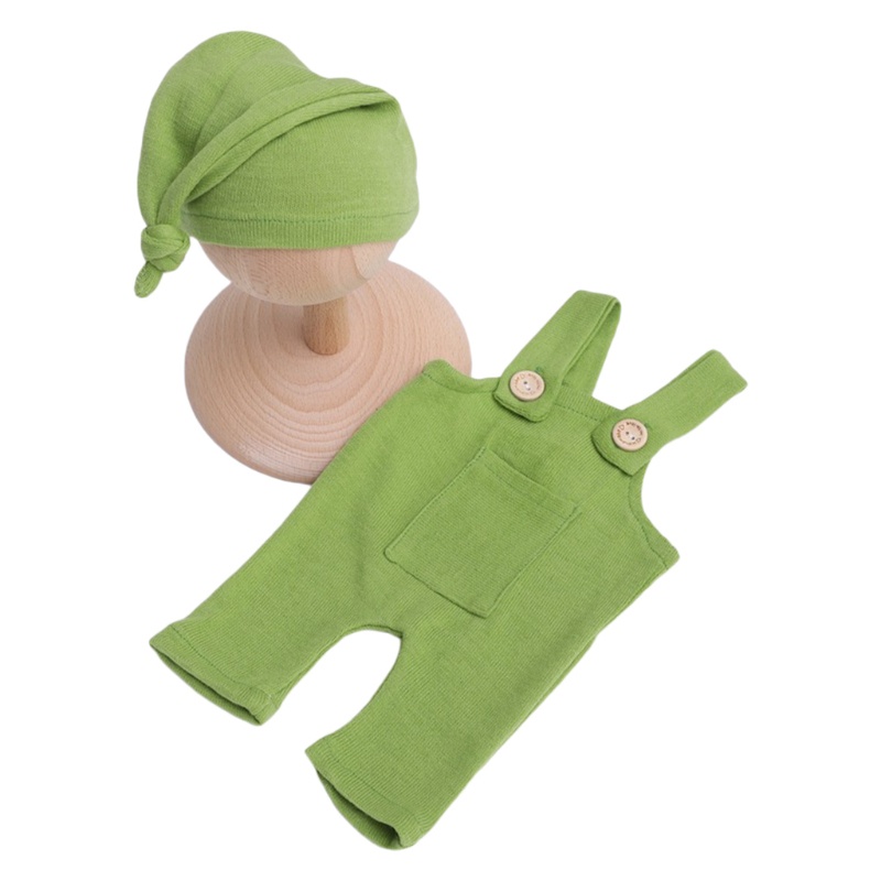 Bộ Áo Liền Quần Kèm Mũ Beanie Dành Cho Chụp Hình Em Bé Sơ Sinh