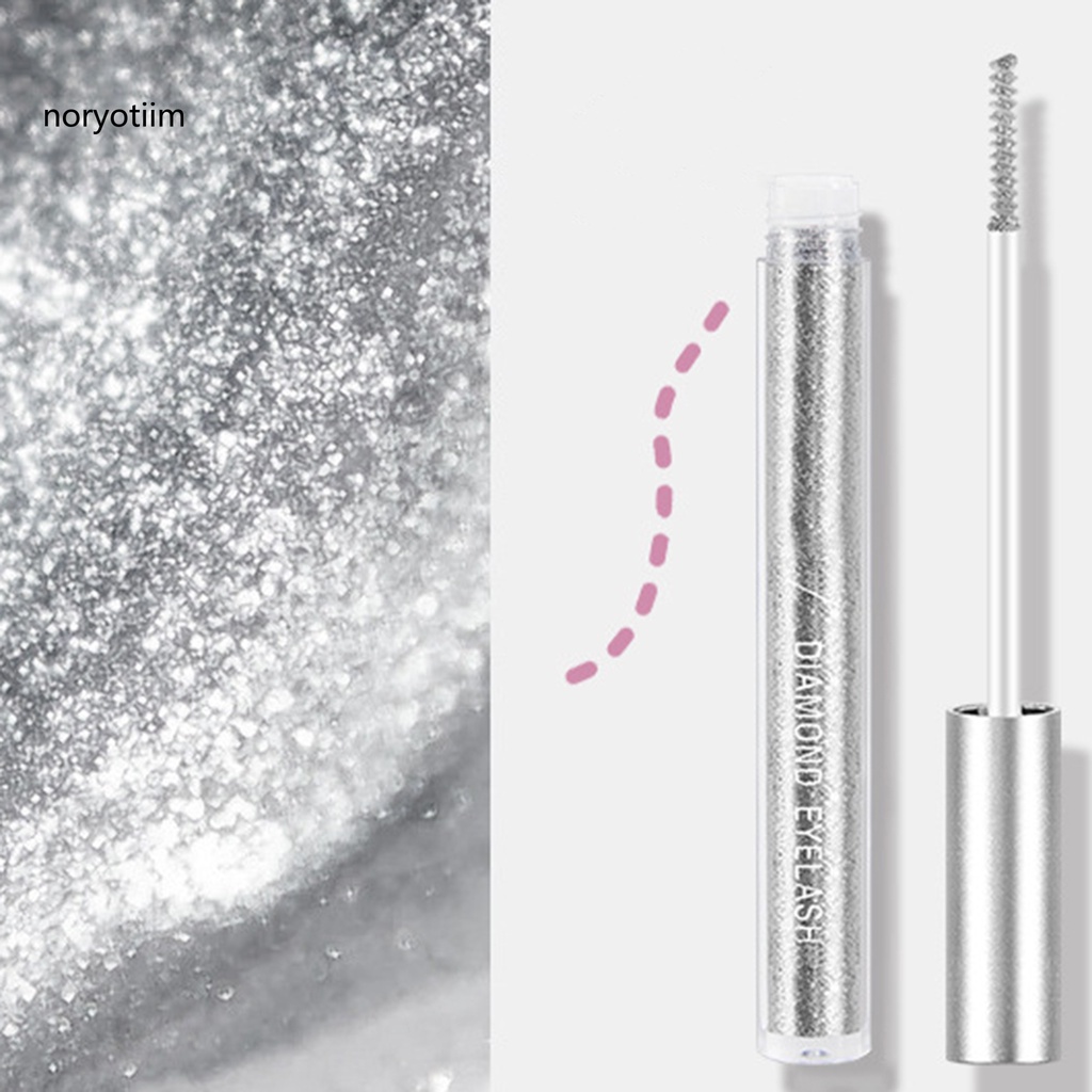 Mascara kim tuyến lấp lánh chống thấm nước chuốt dày và cong mi
