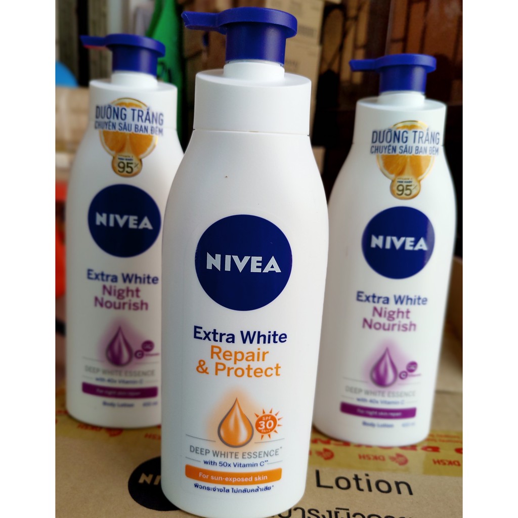 Sữa dưỡng thể Nivea ngày / đêm 400ml