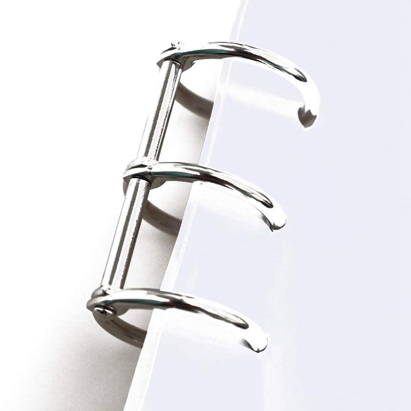 Set 12 khoen đóng gáy 3 vòng đường kính trong 20mm tiện dụng làm sách/sổ tay