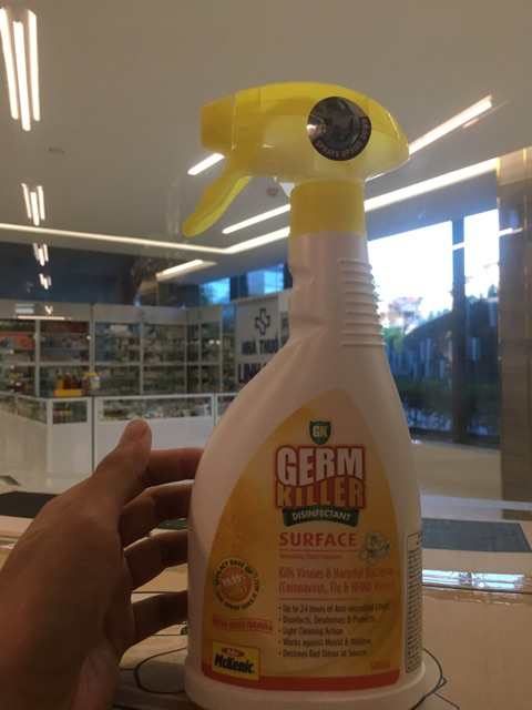 XỊT BỀ MẶT DIỆT KHUẨN GERM KILLER 500ml