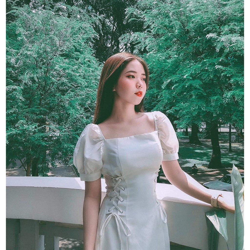 [Mã WASTMAY giảm 15% tối đa 30K đơn 150K] Đầm dạo phố đan dây eo xinh xắn - Wiwi Dress | BigBuy360 - bigbuy360.vn