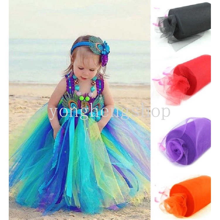 Cuộn Vải Tuyn 25 Yard Làm Váy Búp Bê