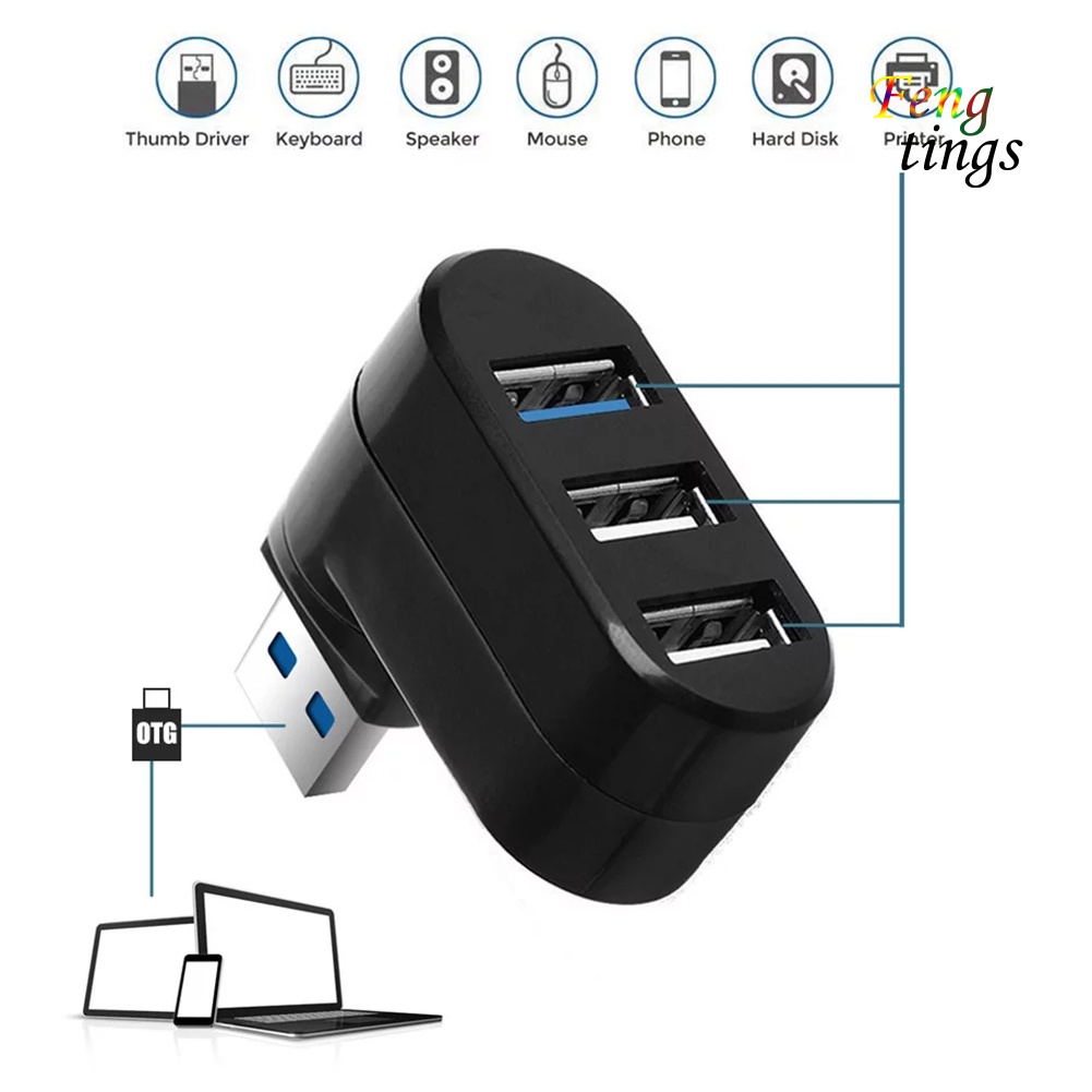 Bộ Chia 3 Cổng Usb 3.0 Tốc Độ Cao Cho Pc Laptop