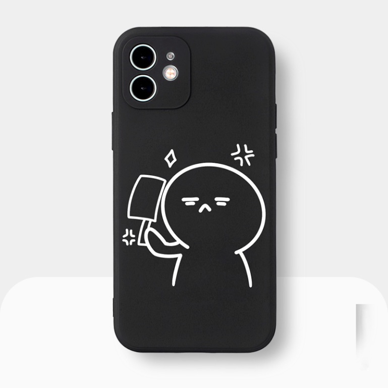Ốp lưng iphone BẢO VỆ CAMERA cho iphone 7+/8 plus, X, XSMAX, 11, 12, 12, 13 PROMAX HÌNH NGƯỜI ĐÁNG YÊU
