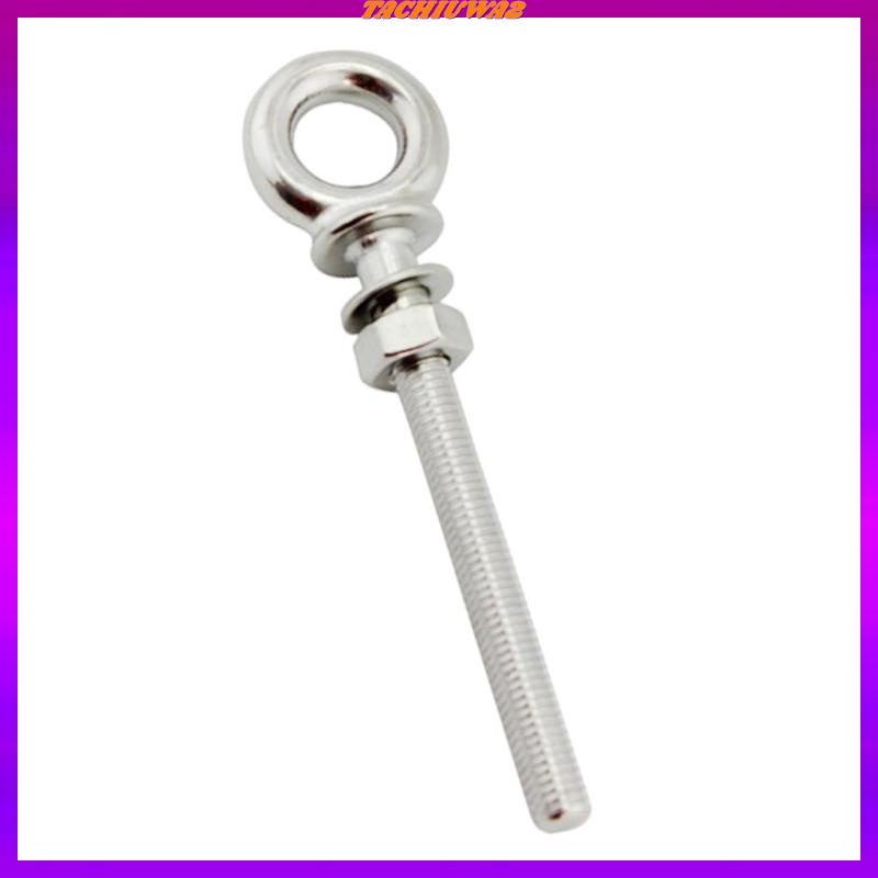 Bu Lông Mắt Bằng Thép Không Gỉ M6X60Mm Tachiuwa2 Kèm Đai Ốc Và Vòng Đệm