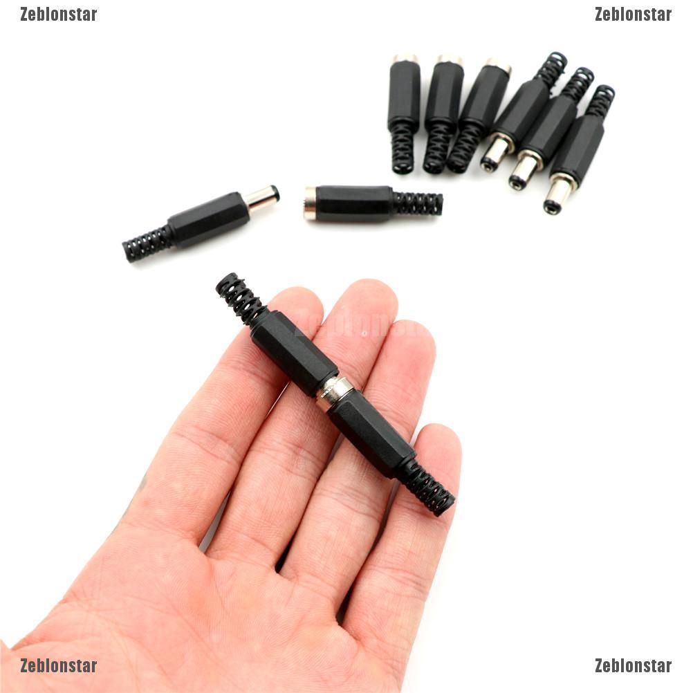 Set 10 Jack Cắm Và Đầu Nối DC 5.5x2.1mm Chuyên Dụng