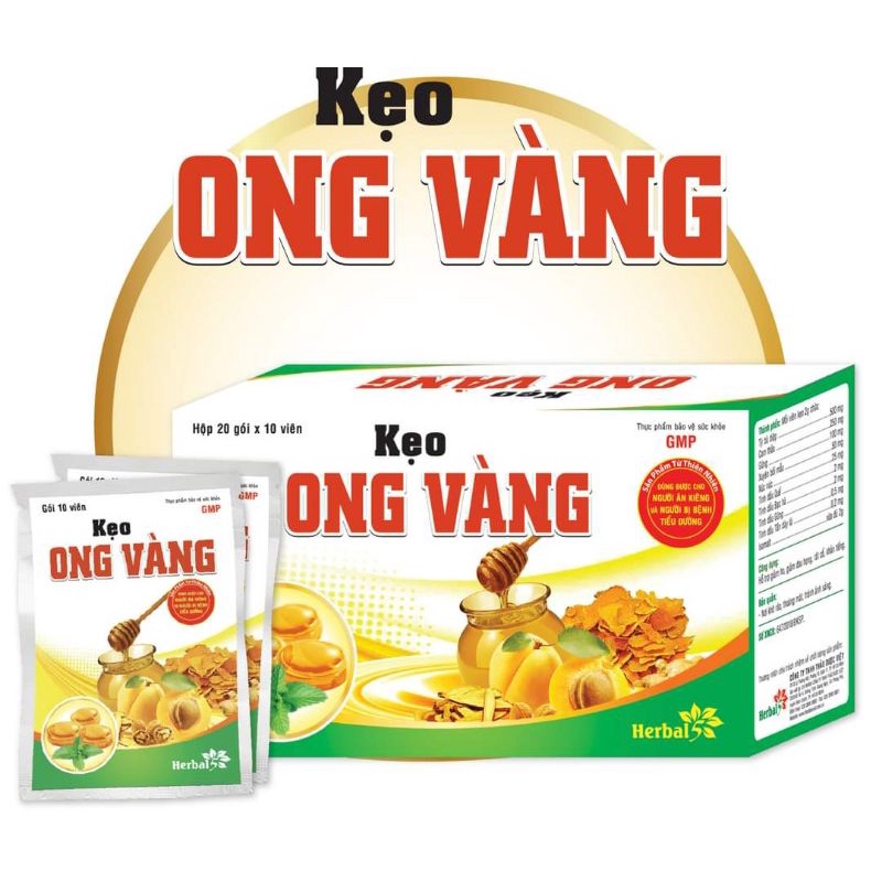 Kẹo Ong Vàng - Giảm Ho, Đau Họng