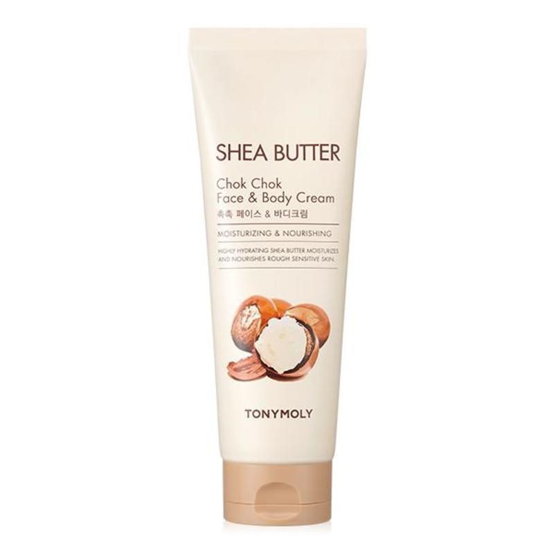 Kem dưỡng da cấp ẩm cho mặt và toàn thân Tonymoly Shea Butter Chok Chok Face & Body Cream 250ml