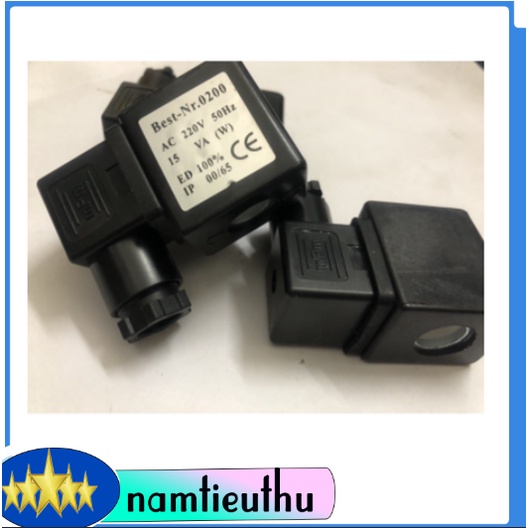 Cuộn coil 220V- 24V -12V - 380V cho van điện từ trục 13mm hàng tốt