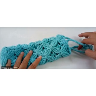 (HL) Túi len móc đựng bình giữ nhiệt (quà tặng đơn từ 500)