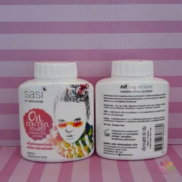 Phấn phủ kiềm dầu Sasi Oil Control Powder Thái